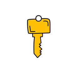 golden key vector