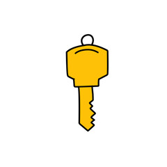 golden key vector