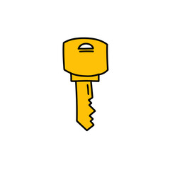golden key vector