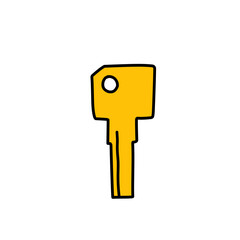 golden key vector
