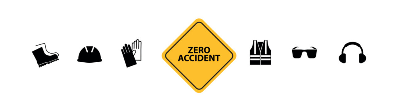 zero accident sign