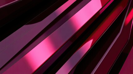 Obraz premium Abstract Pink Maroon Diagonal Stripes Background Design