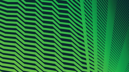 Green stripes zig zag lines abstract background for backdrop