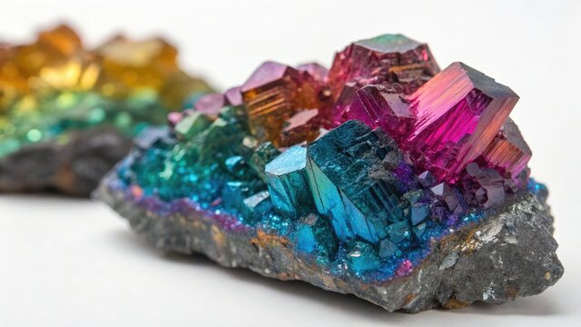 Gadolinium Crystals: Rare Earth Metal, High-Resolution Image, Scientific Photography,  Mineral Specimen, Chemical Element,  Crystallography,  Metallic Luster.
