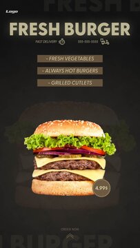 Food Delivery: Burger Style