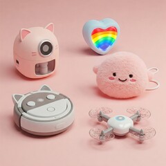 Naklejka premium cute toy