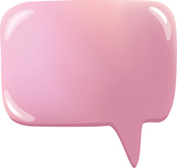 ぷっくりして溶けた雰囲気のあるかわいい吹き出し素材