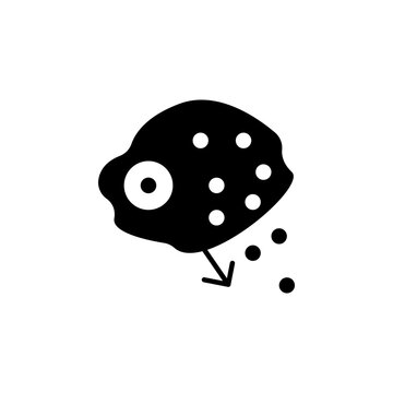 Cell Secretion glyph icon
