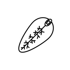 Fluke line icon