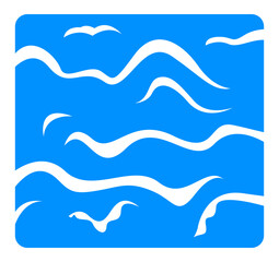 Obraz premium Pattern Square Illustration Element Set