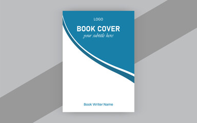 Creative and modern style book cover design template