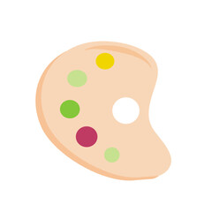 School paint palette
