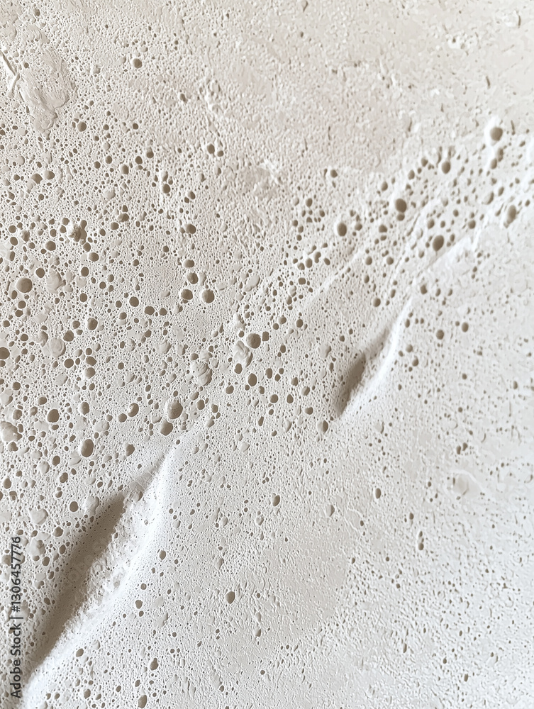 Aufkleber Detailed macro image of limestone surface with natural textures and pores