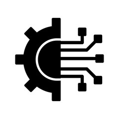 Deep Learning Vector Icon