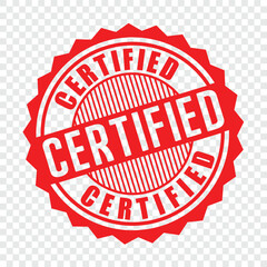 Certified quality control  rubber stamp