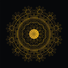 Intricate Mandala Design. Bohemian-inspired wallpaper