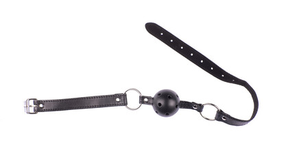 ball gag fetish isolated on white background