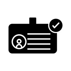 ID Verification Vector Icon