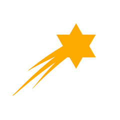 Obraz premium Falling Star icons space element 