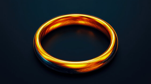 Golden Band of Power: An illustrative representation of ultimate authority and circular energy flow