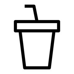 shopping and delivery thin icon