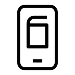 shopping and delivery thin icon