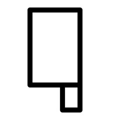 shopping and delivery thin icon