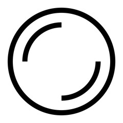 shopping and delivery thin icon