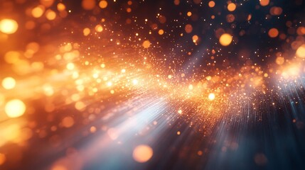 Obraz premium An abstract depiction of light rays creating a glowing pattern, radiant and energetic, ultra-detailed, 8k