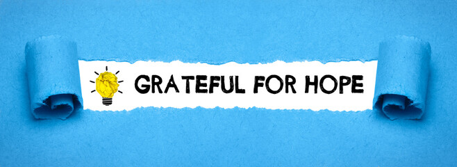 Grateful for Hope	
