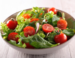 salad with tomatoes