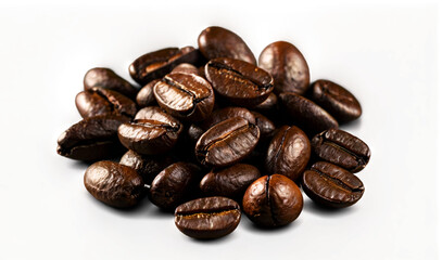 Obraz premium Robusta Coffee bean isolated background