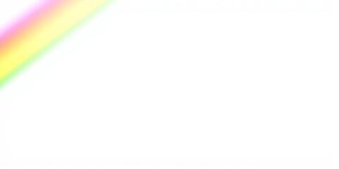 Naklejka premium Colorful rainbow arc on a crisp white background, design, rainbow