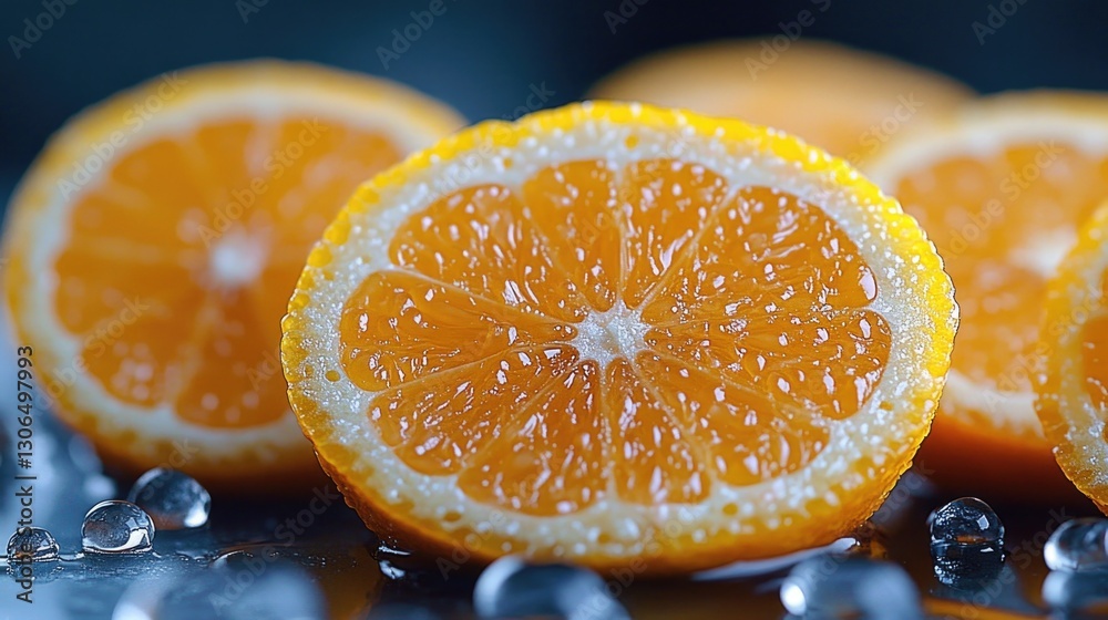 Aufkleber a group of oranges arranged on a table