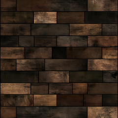 Realistic Wooden Plank Flooring Background