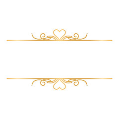 Elegant Line Art Dividers and Ornaments for Wedding Invitation Card