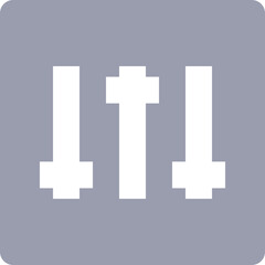 Operation and maintenance management platform secondary menu icon pack