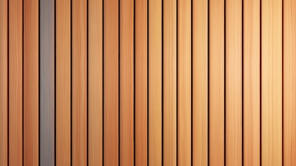 Naklejka premium Textured Wooden Panels with Natural Grain Patterns in Warm Tones for Cozy Interior Design and Aesthetic Backdrops.Vertical slats on wooden wall natural wood paneling texture 