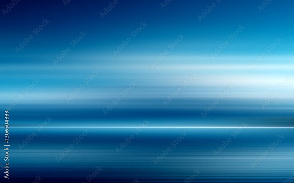 Poster Abstract background with speed light effect. Blue texture wallpaper. Generative ai