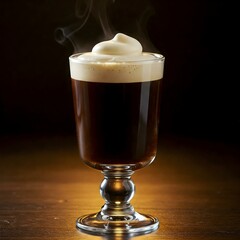 coffee latte in glass