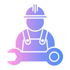 plumber Gradient icon