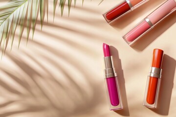 lipstick on white background