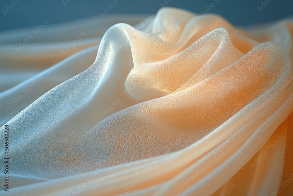 Poster a close-up view of white fabric, suitable for use in textiles or fashion-related contexts