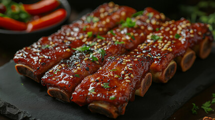 Obraz premium grilled pork