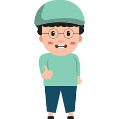 Cute Muslim Character