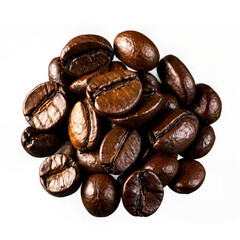 Obraz premium Coffee Bean Robusta Transparency Background