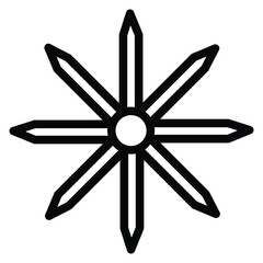 Obraz premium flower icon