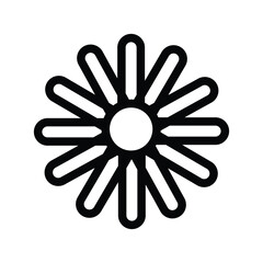 Fototapeta premium flower icon