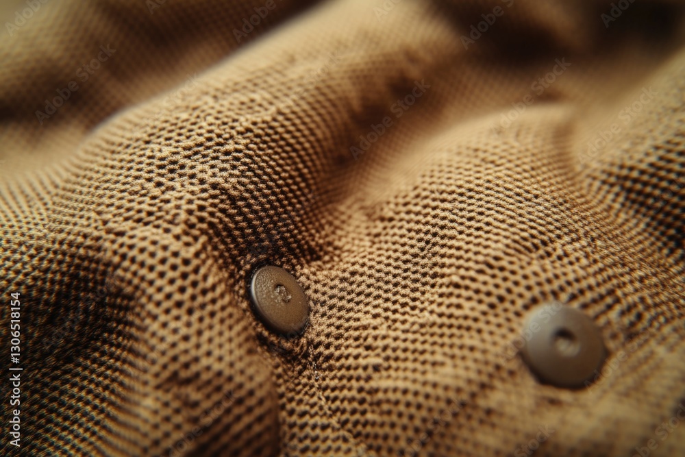 Poster a close-up of a shirt with visible buttons