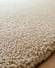 A close-up of a soft carpet with rich texture and design adding comfort to living spaces and rooms